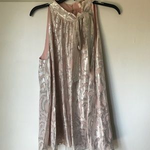 kate spade fern clipped chiffon top